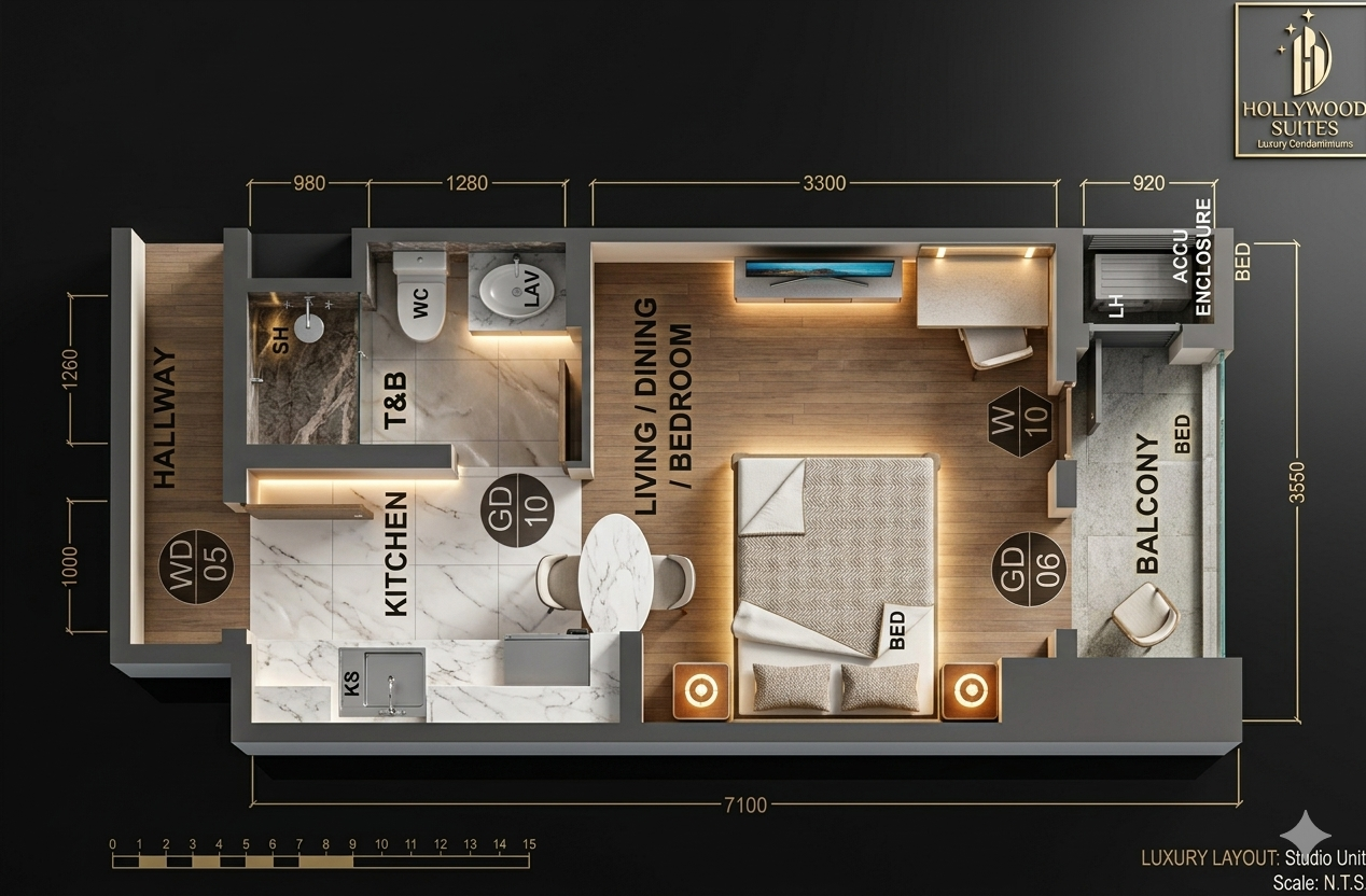 Studio Suite with Balcony